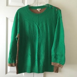 Jcrew factory colorblock sweater